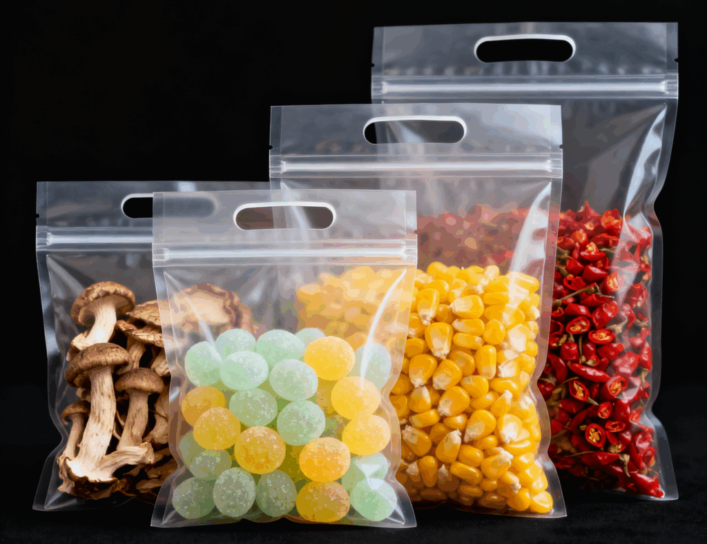 ถุงซิปล็อคมีหูหิ้ว