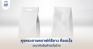 ถุงกระดาษคราฟท์ขาว คืออะไร สรุปครบ จบทุกข้อสงสัยที่ผู้ประกอบการต้องรู้