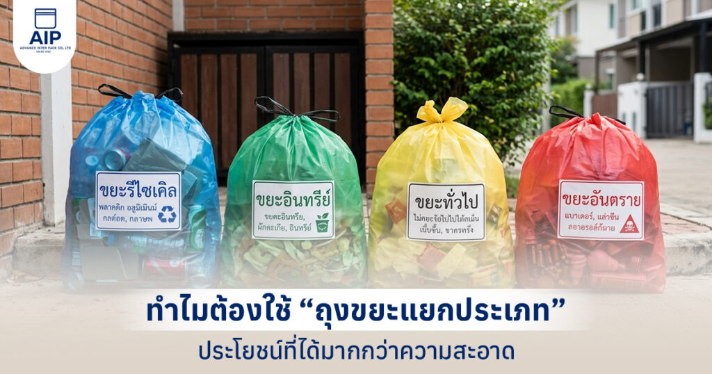ทำไมต้องใช้ ถุงขยะแยกประเภท คู่มือการแยกขยะที่ทุกคนควรรู้